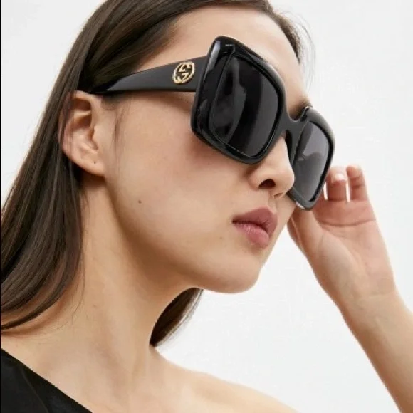 NEW GUCCI GG0896S 001 NEW COLLECTION GUCCI SUNGLASSES GG 0896S FULL PACKAGE - Picture 2 of 12